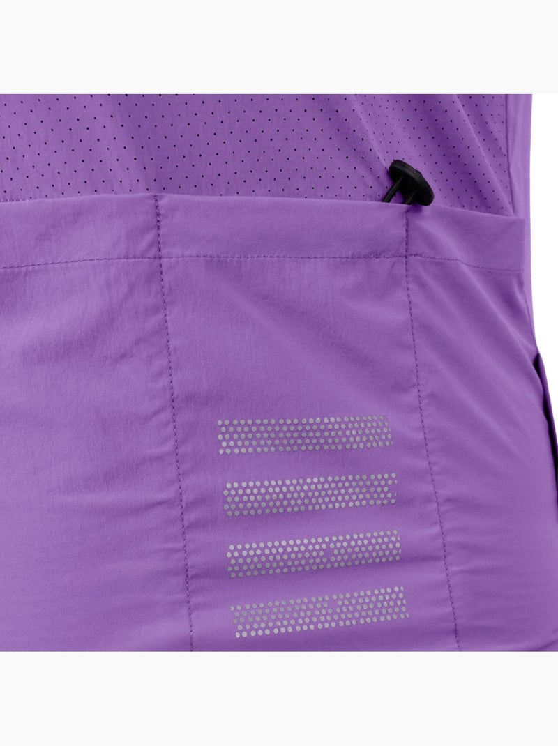 Chaleco cortavientos ultraligero ciclismo mujer mujer v2-w breeze Violeta - Kiabi