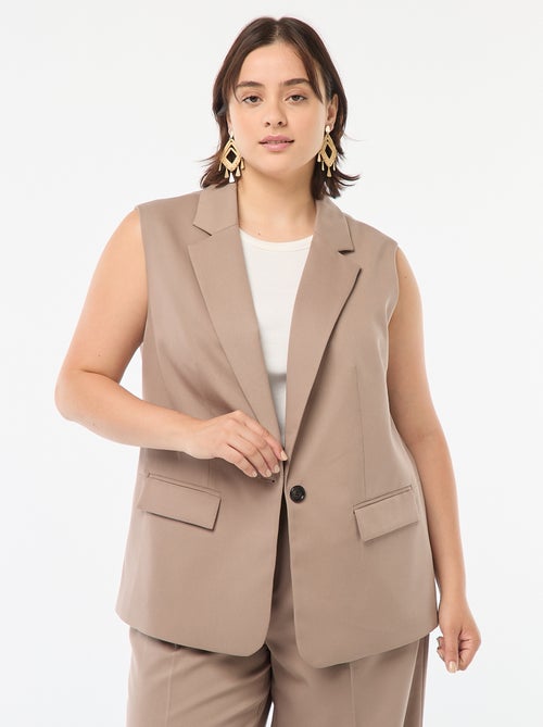 Chaleco corte ancho - Kiabi