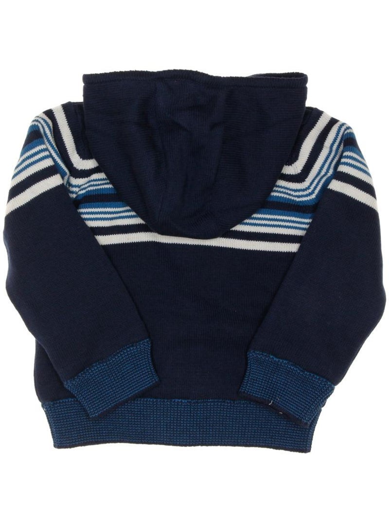Chaleco Cremallera Niño Vichalkid Azul marino - Kiabi