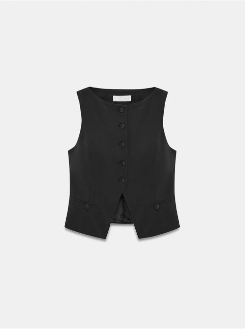 Chaleco crop entallado dilvin - Kiabi Chaleco crop entallado dilvin - Kiabi