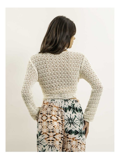Chaleco cruzado de crochet KASSIE - Kiabi
