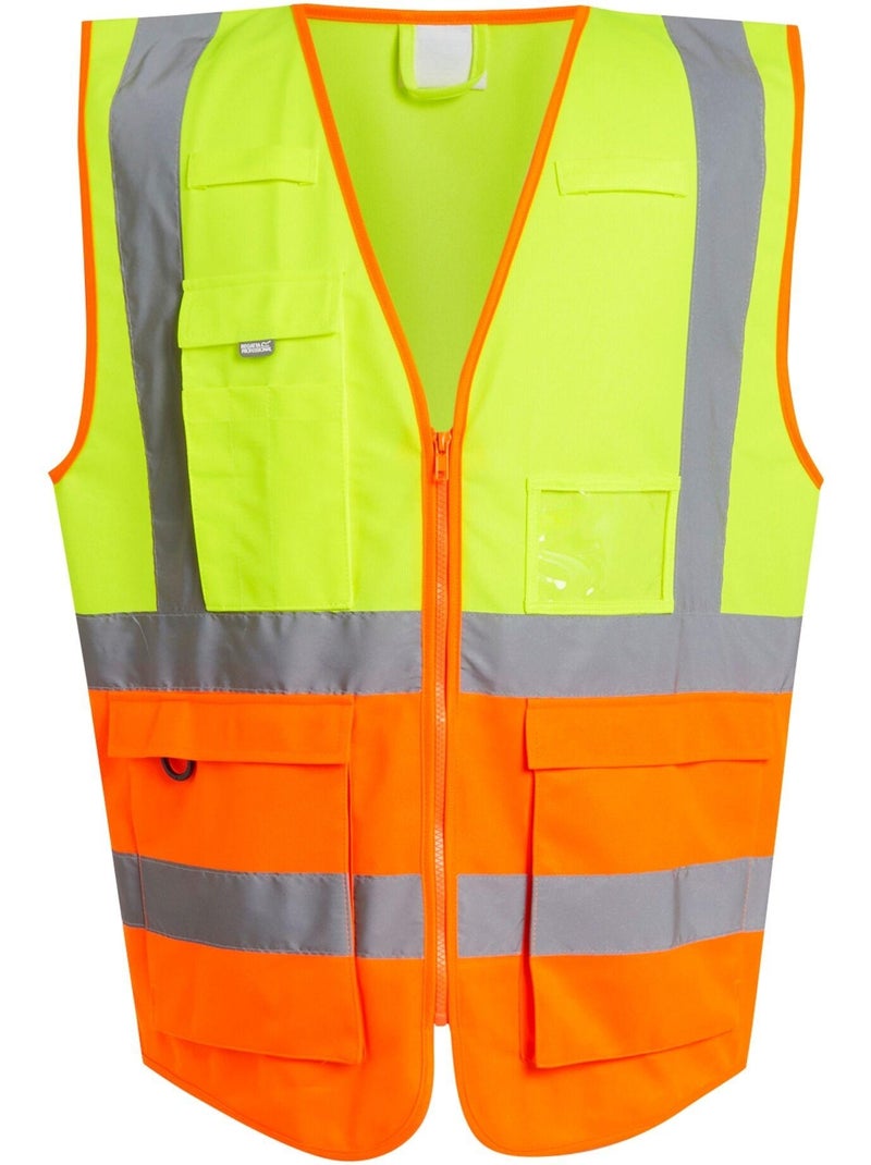 Chaleco de alta visibilidad pro executive para hombre - regatta Amarillo claro - Kiabi