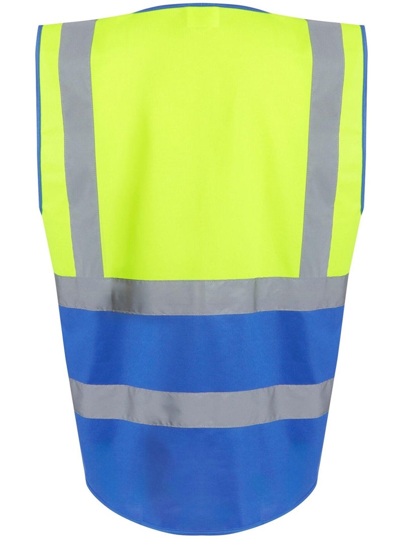 Chaleco de alta visibilidad pro executive para hombre - regatta Azul Amarillo Azul - Kiabi