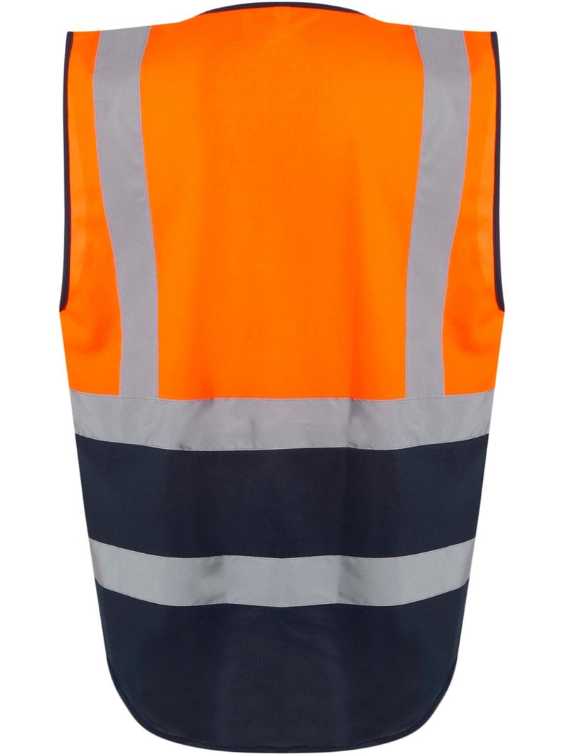 Chaleco de alta visibilidad pro executive para hombre - regatta Azul/Naranja/Amarillo - Kiabi