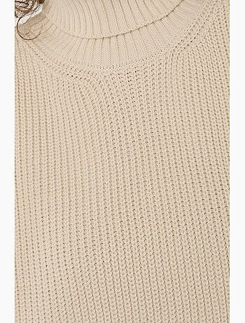 Chaleco de cuello alto de corte relajado hiccup