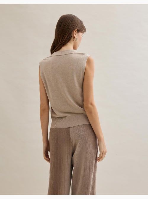 Chaleco de escote en V, MO Fashion - Kiabi