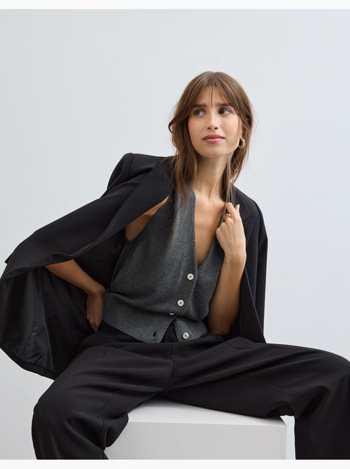 Chaleco de escote en V, MO Fashion - Kiabi