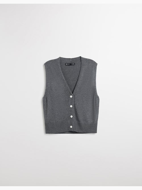 Chaleco de escote en V, MO Fashion - Kiabi