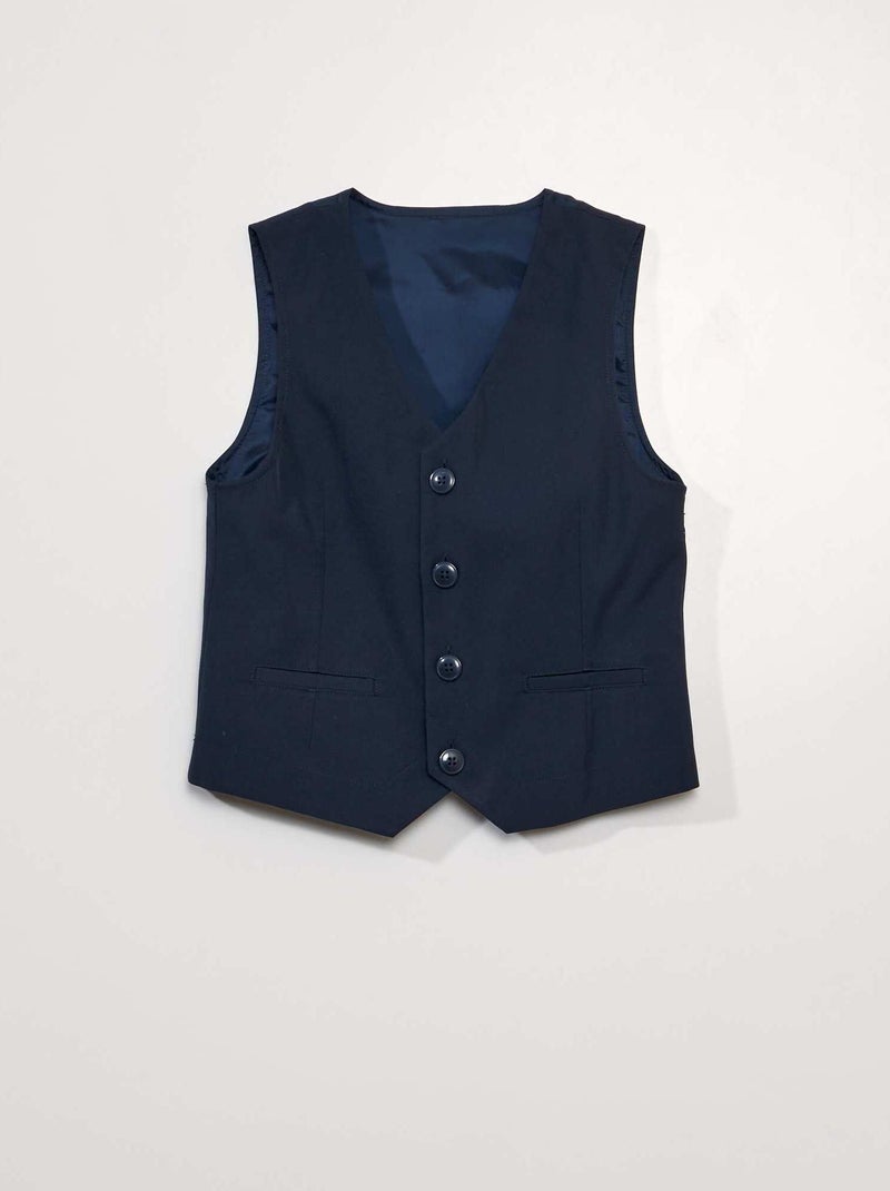 Chaleco de fiesta azul - Kiabi