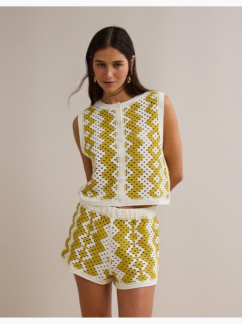 Chaleco de ganchillo, MO Fashion - Kiabi Chaleco de ganchillo, MO Fashion - Kiabi
