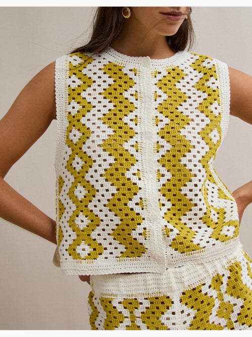Chaleco de ganchillo, MO Fashion - Kiabi Chaleco de ganchillo, MO Fashion - Kiabi