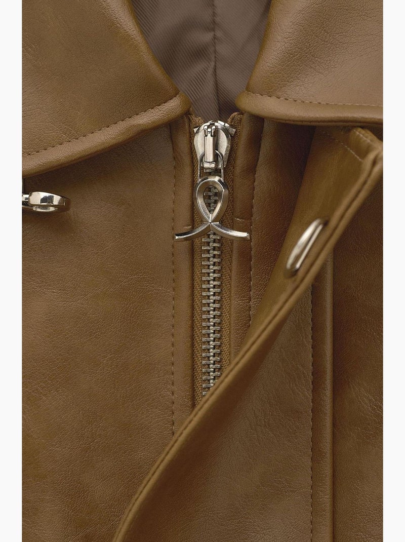 Chaleco de hombre estructurado giesto Camel - Kiabi