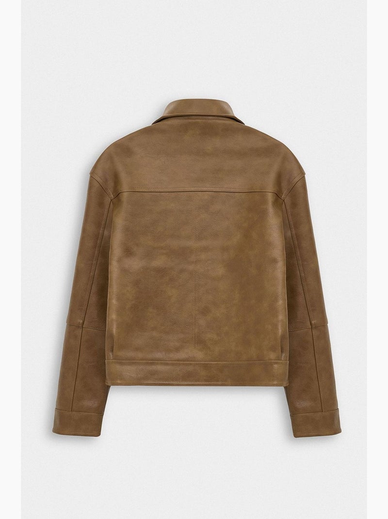 Chaleco de hombre estructurado giesto Camel - Kiabi