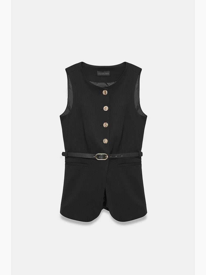 Chaleco de mujer dilvin Negro - Kiabi
