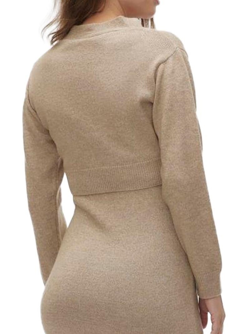 Chaleco de Mujer Mamalicious Beige - Kiabi