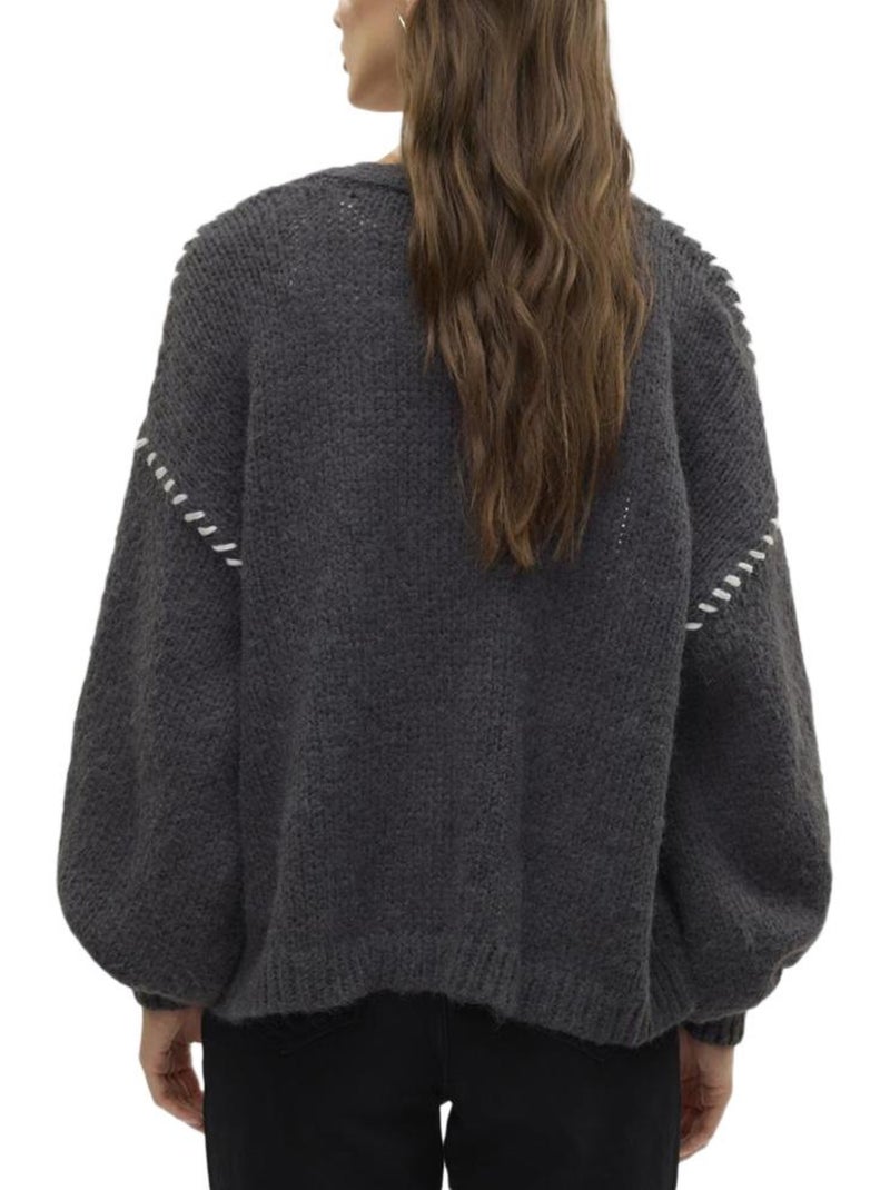 Chaleco de Mujer Vero Moda Gris plateado - Kiabi
