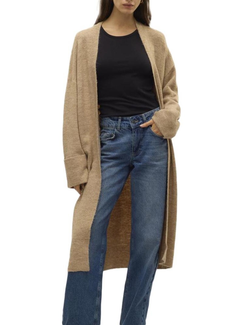 Chaleco de Mujer Vero Moda Marrón capuchino - Kiabi