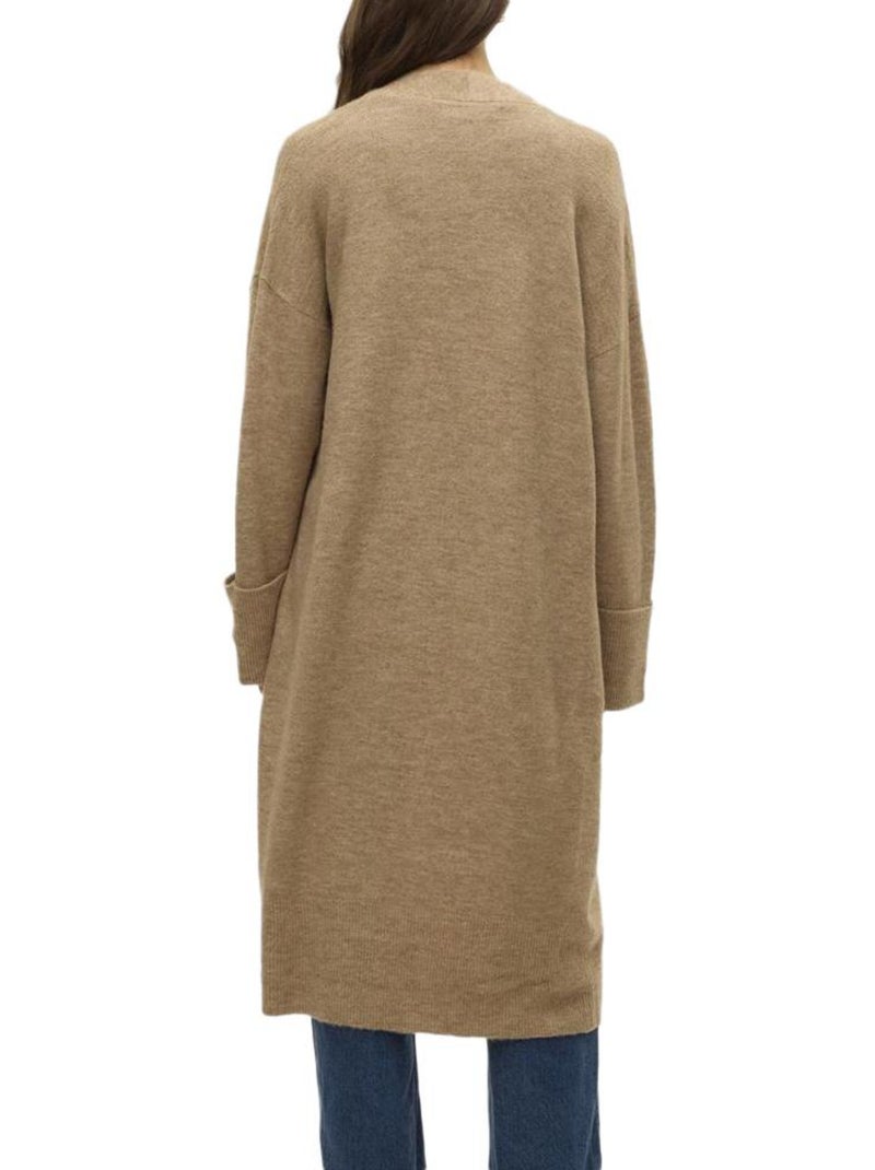 Chaleco de Mujer Vero Moda Marrón capuchino - Kiabi