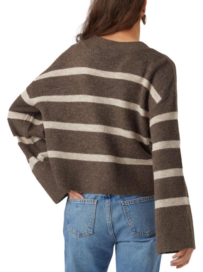 Chaleco de Mujer Vero Moda Marrón capuchino - Kiabi