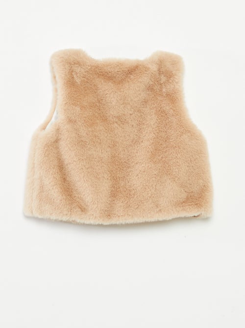 Chaleco de pelo sintético - Kiabi
