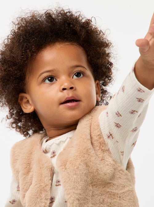 Chaleco de pelo sintético - Kiabi