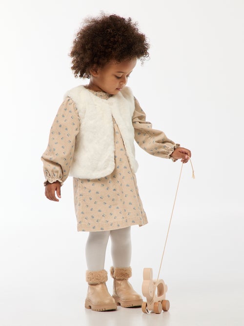 Chaleco de pelo sintético - Kiabi