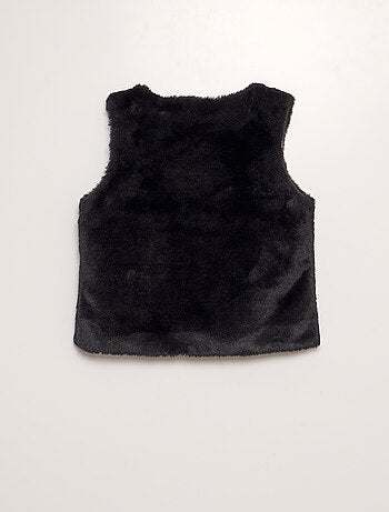 Chaleco de pelo sintético