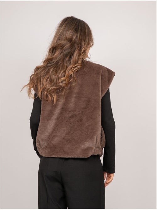 Chaleco de pelo sintético ulla - Kiabi Chaleco de pelo sintético ulla - Kiabi