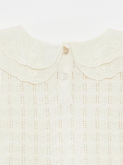 Chaleco de punto calado - Kiabi