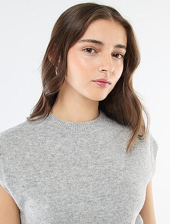 Chaleco de punto cálido