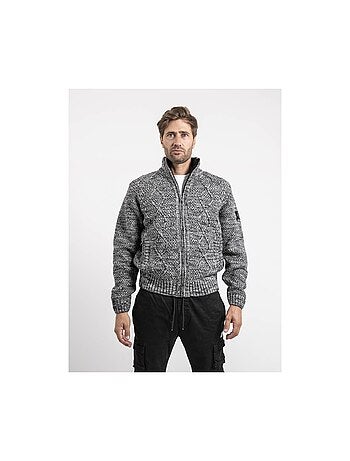 Chaleco de punto con cremallera LACIDO