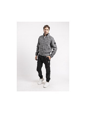 Chaleco de punto con cremallera LACIDO