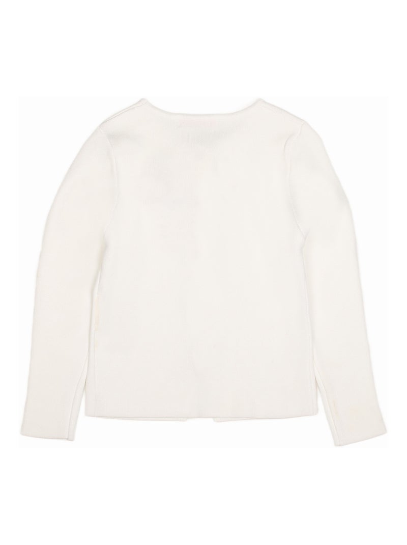 Chaleco de punto gofrado - Kids Star Blanco - Kiabi