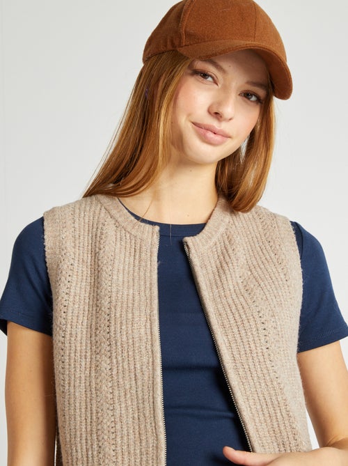 Chaleco de punto suave - Kiabi