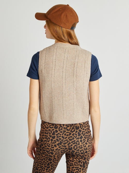 Chaleco de punto suave - Kiabi