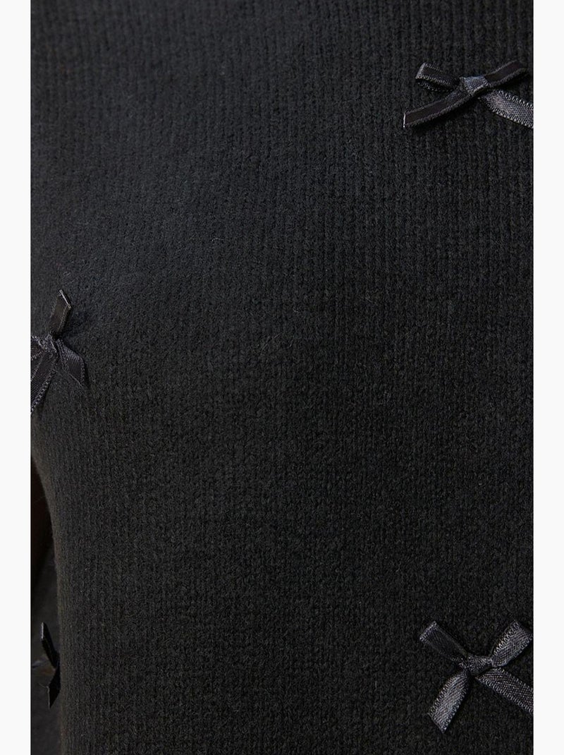 Chaleco de punto texturizado con cuello redondo istanbul Negro - Kiabi