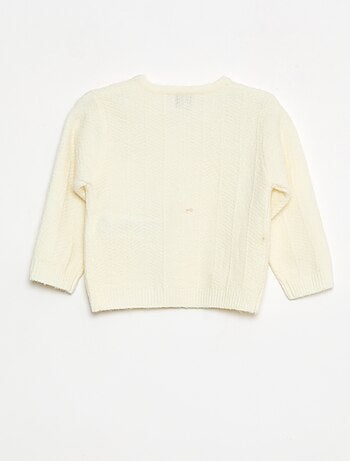 Cárdigan de punto tricot