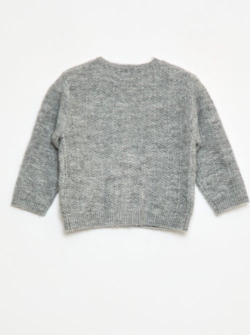 Chaleco de punto tricot - Kiabi