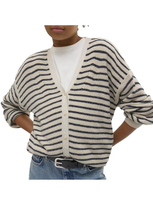 Chaleco de rayas para niña Vero Moda - Kiabi