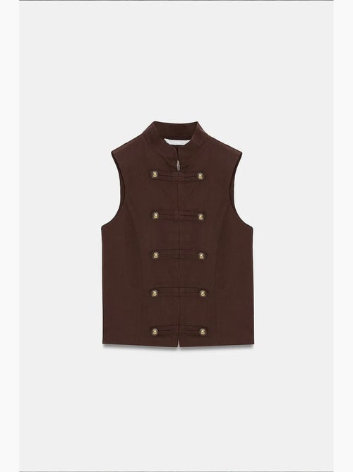 Chaleco de tencel dilvin - Kiabi Chaleco de tencel dilvin - Kiabi