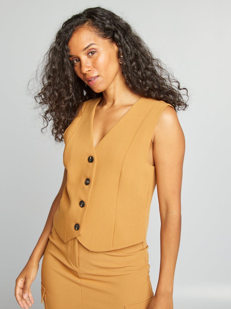Chaleco de traje AMARILLO - Kiabi