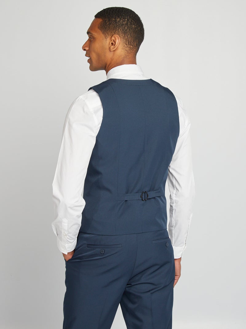 Chaleco de traje azul - Kiabi