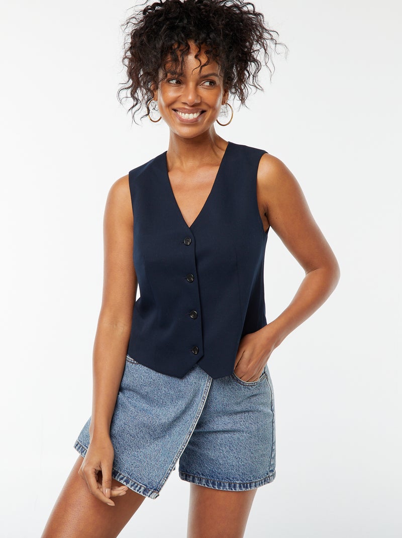 Chaleco de traje Azul - Kiabi