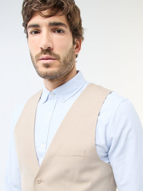 Chaleco de traje - Kiabi