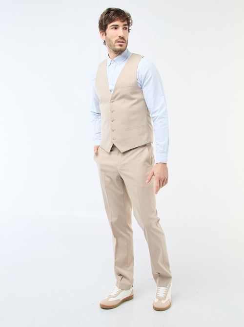 Chaleco de traje - Kiabi