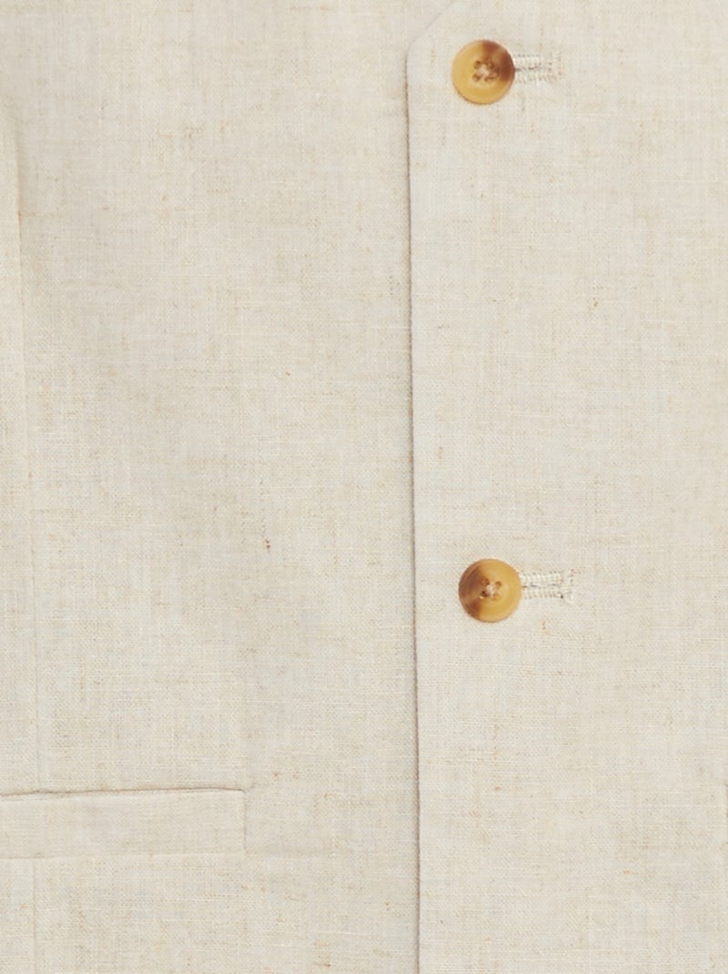 Chaleco de traje BEIGE - Kiabi