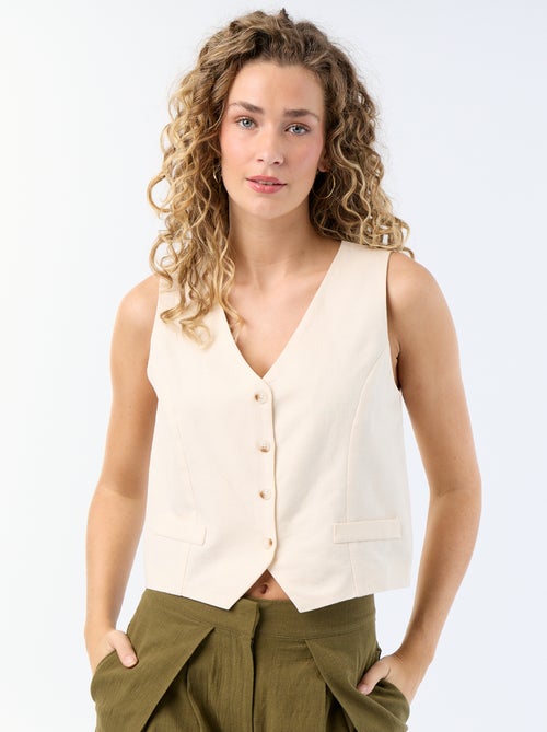 Chaleco de traje - Kiabi
