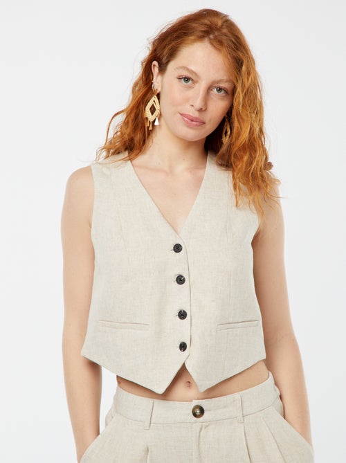 Chaleco de traje - Kiabi