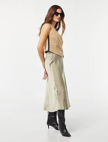 Chaleco de traje de rayas