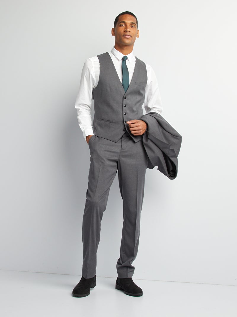 Chaleco de traje GRIS - Kiabi
